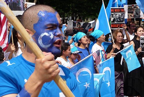 Uighur Protest, by Malcolm Brown from WA