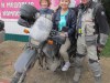 Not too close Dave - our hostess in Yakutsk