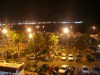 Same view at night - still busy