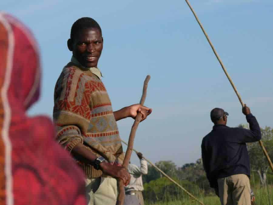 Kalahari Tribesmen - perfect hosts, great gondoliers