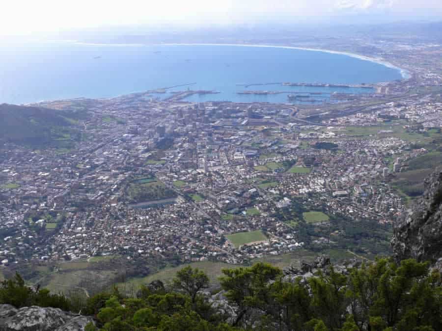 Capetown from above