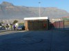 Container depot below Table Mountain