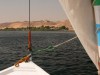Sailing a fellucia along the Nile is fun