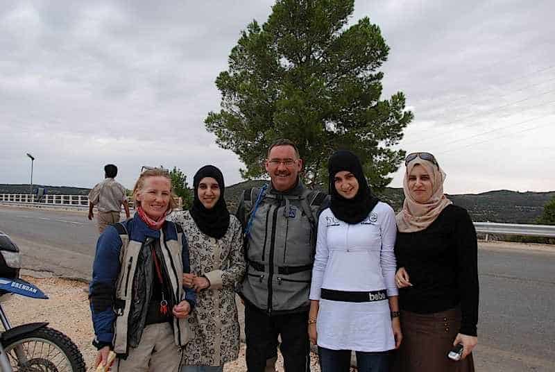 Tony & Jo getting amongst some liberated gals out from Tripoli on a day excursion
