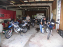Loading the bikes