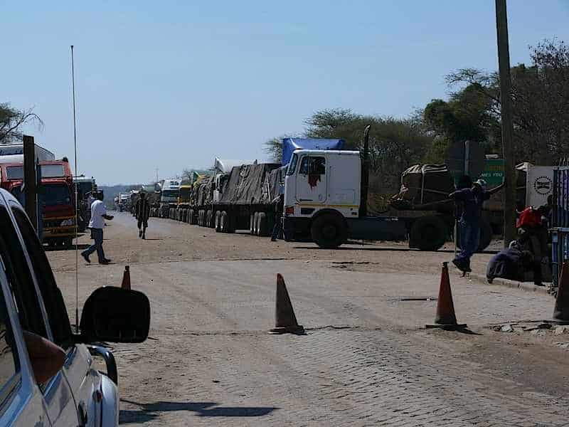 The bureaucratic backlog at the Zambian/Botswana border