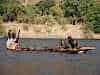 Local fisherman in their dugout