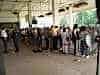 First queue in the morning, every morning