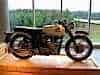 Motorcycle racetrack in the background