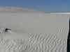 Gypsum sand is soluble, hope it doesn't rain.