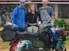 Italian riding Vespa from Alaska to Patagonia and back