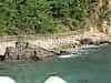 Nice beach, shame about the razor wire