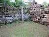 crude stones of St Ignacio Mission