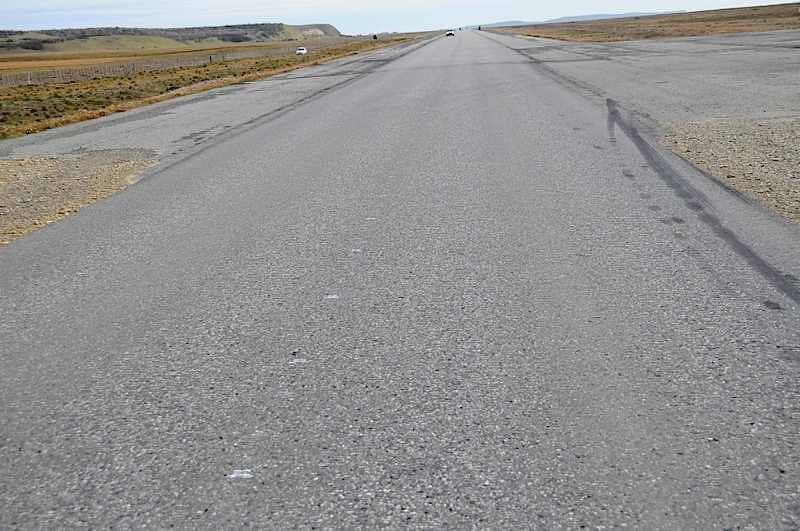 highway turns to runway - in case they need to land aircraft after sorties to the Falklands