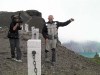 Collecting the stones from the top of Mt Paektu to take to Mt Halla