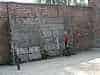 Wall of death for firing squad executions - mainly of the infirm