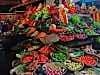 A splash of colour in a downtown market