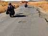 Yes the road is tarsealed but welcome to pothole dodgems