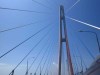 Perspectives of the cables that hold the bridge up