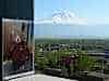 The Scott College Bear does Mt Ararat - looking for his mate out of Noah's Ark