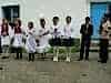 .. and the girls give rthymic response to match