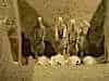 Chariot drivers behind horses' rumps