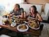 Ridiculous servings - Jo ensured the surplus went to a good home